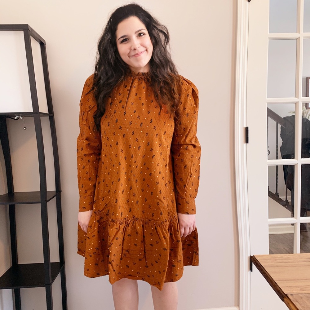 Universal Thread Long Sleeve Ruffle Dress